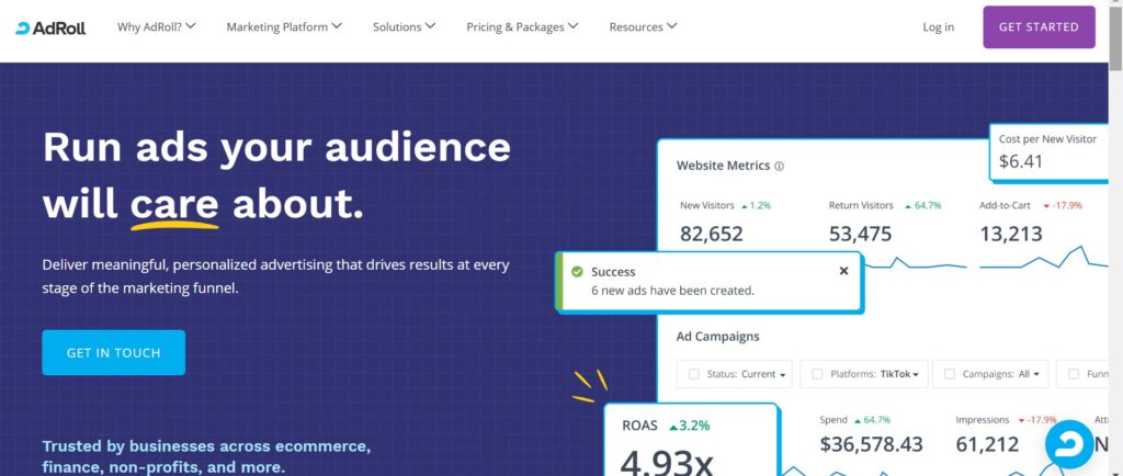 AdRoll: Empowering Digital Marketers with Advanced Ad Retargeting and Marketing Solutions